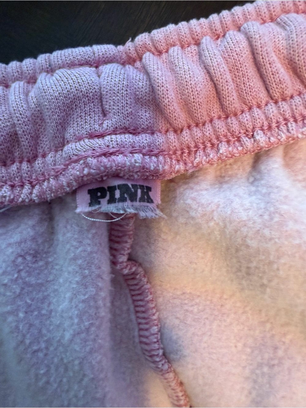 PINK Victoria's Secret Light Pink Fleece-Lined Kids Shorts